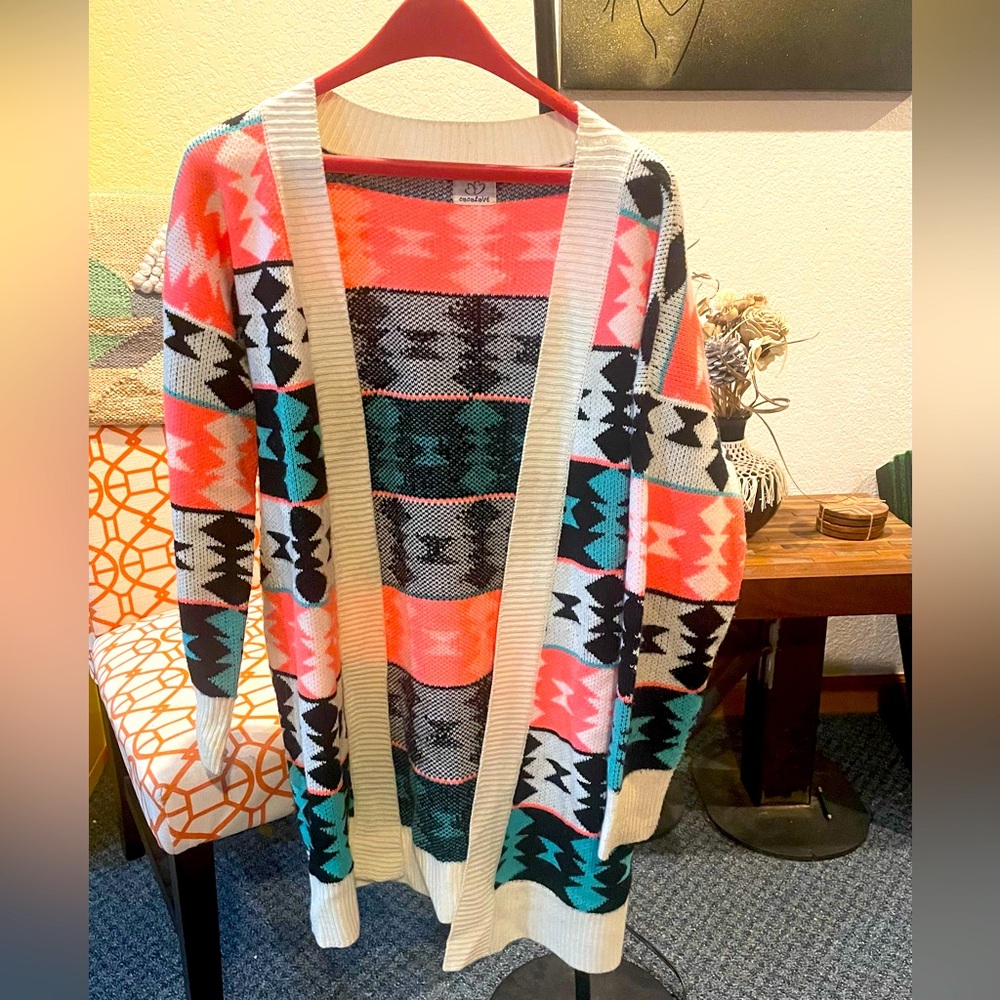 Aztec print Cardigan